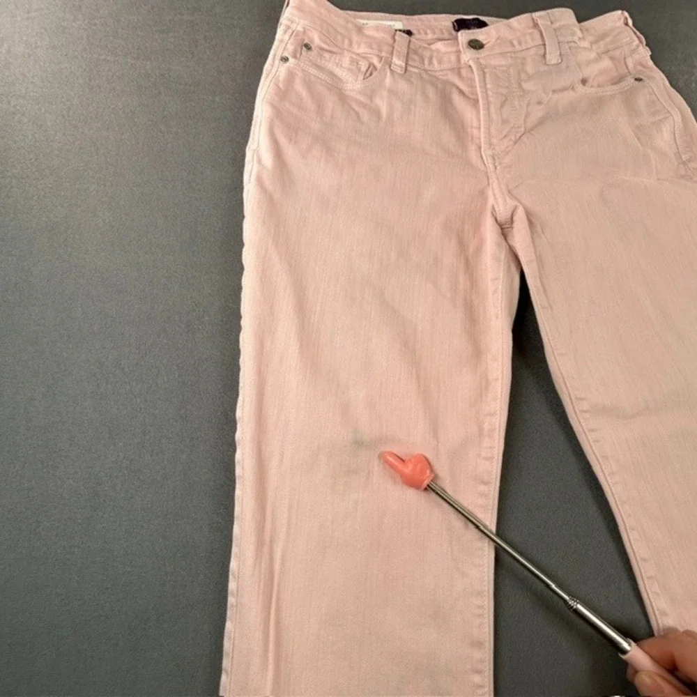 NYDJ Women's Clarissa Ankle Skinny Jeans Light Pink 10P Petite